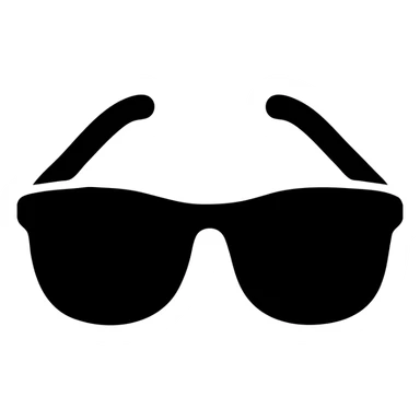 a pair of sunglasses sticker