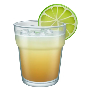 30oz glass cup with a margarita in it sticker