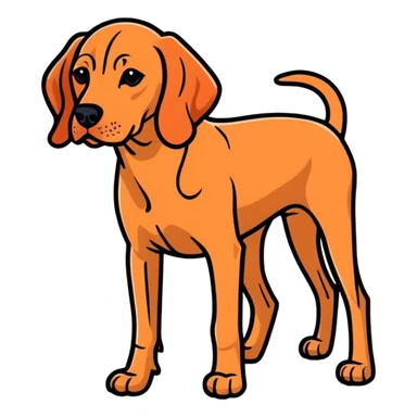 Perro braco ungaro  sticker