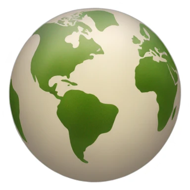 a world sphere made of 0 and 1 sticker