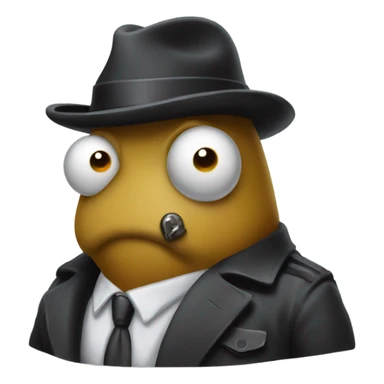 Gangster slug sticker