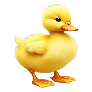baby duckling sticker