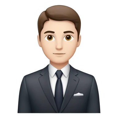 ceo business confidently, wears smart business attire sticker