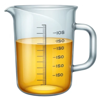 Measuring cup glass sticker