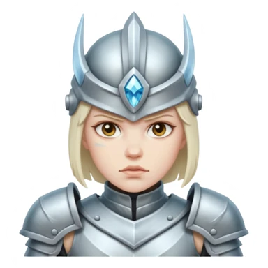 crystal-armored warrior sticker