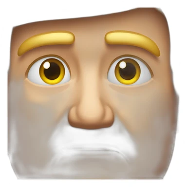 Donald trump scowl sticker