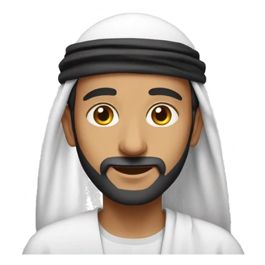 Arab man for Ramadan sticker