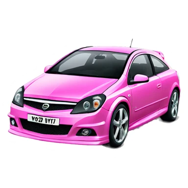 Pink Astra h vxr sticker