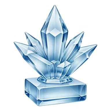 full  ice sculpture sticker