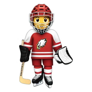 Hockey goalie  sticker