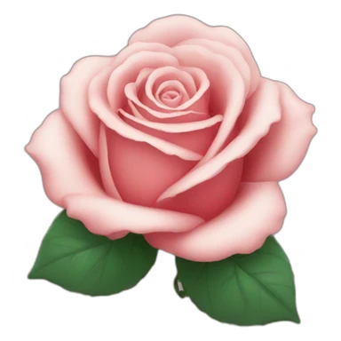 smiling rose sticker