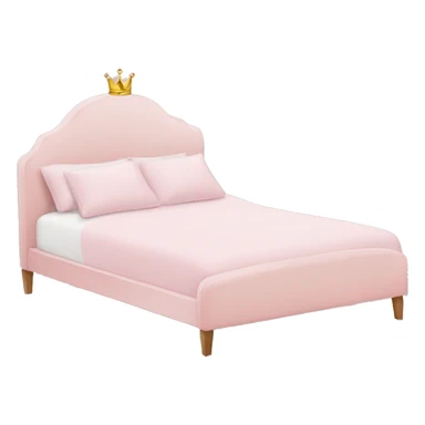 light pink queen size bed  sticker