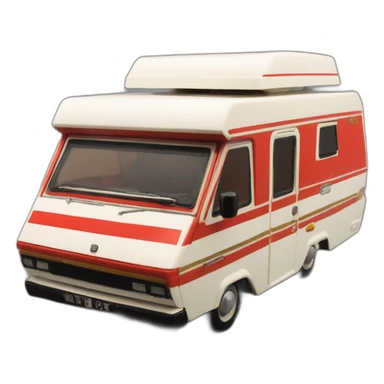 Lord münsterland caravan red Stripe 1985 sticker
