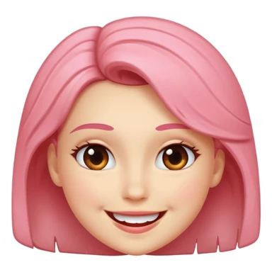 Smile blush flirt sticker