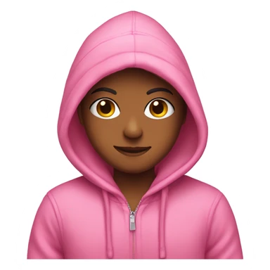 cute pink hoodie for christmas sticker