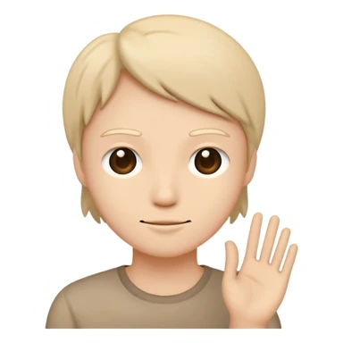 Simple person figure, minimalist stick figure style sticker