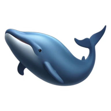 Dauphin sur baleine sticker