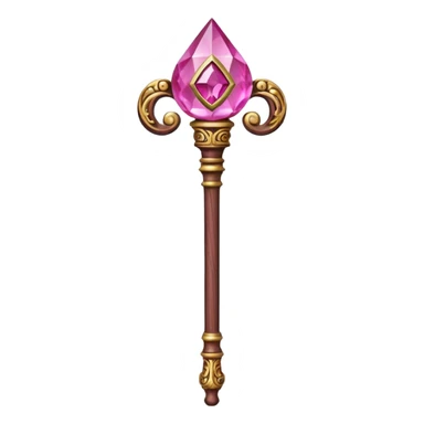 Pink mage cane sticker