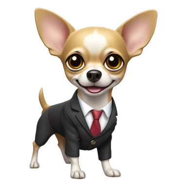 Chihuahua running for president in france sticker