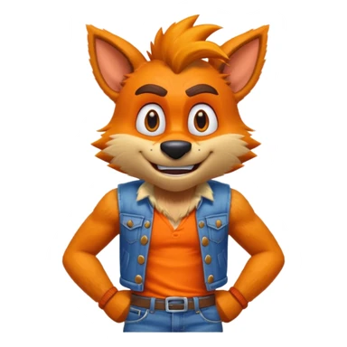 crash bandicoot sticker