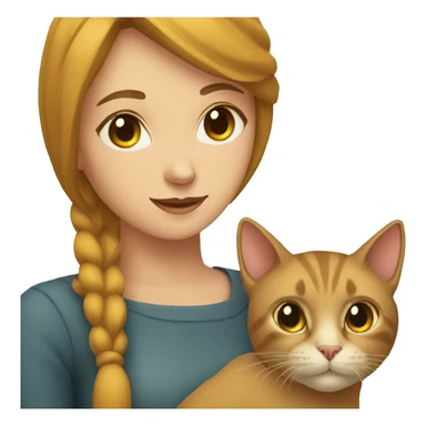 CAT AND WOMAN sticker