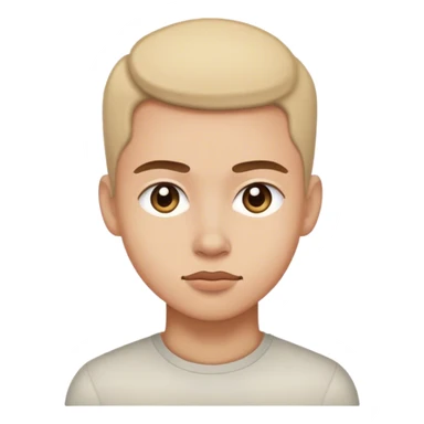 A face giving a side eye sticker