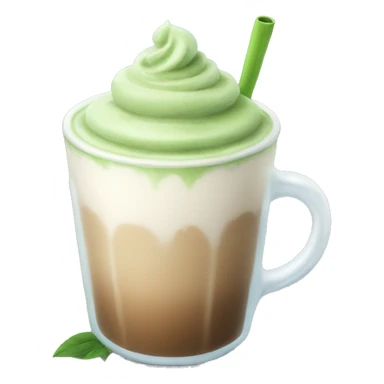 Ice matcha latte sticker