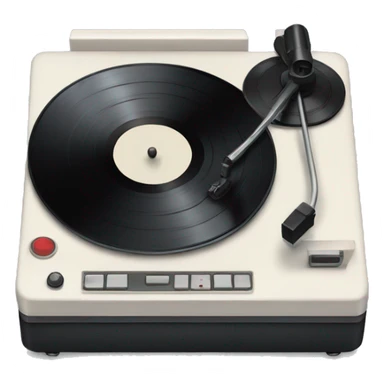 Record player sticker