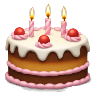 Cute birthday cake  sticker