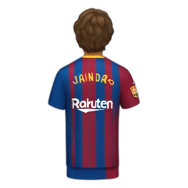 Barca shirt sticker