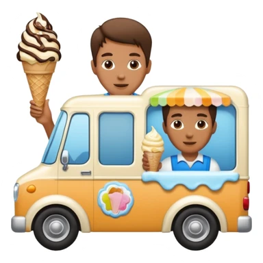 icecream truck server sticker