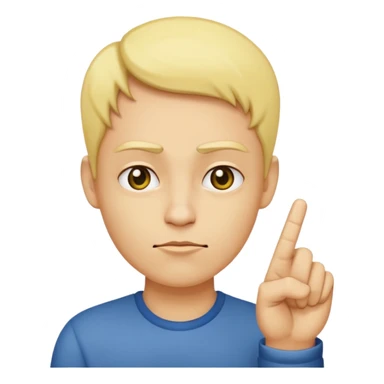 a yellow face with a side eye and a middle finger sticker