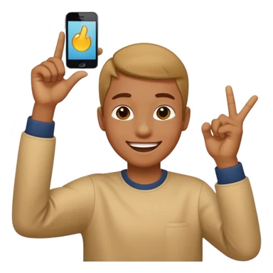 Dabbing emoji  sticker