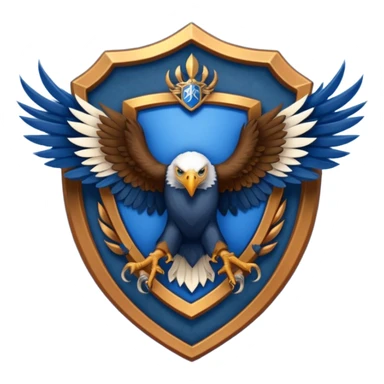 Hogwarts Ravenclaw crest Eagle sticker