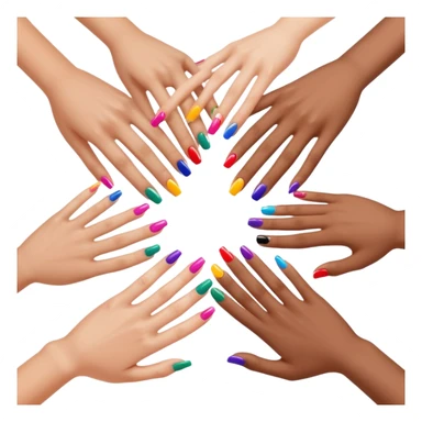 Nail artists sticker