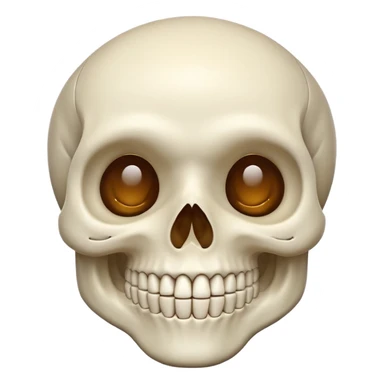 Very funny skull sticker