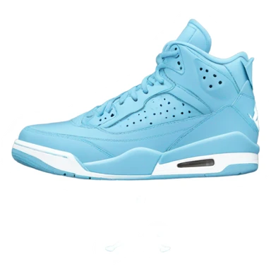 Light blue Jordan’s sticker
