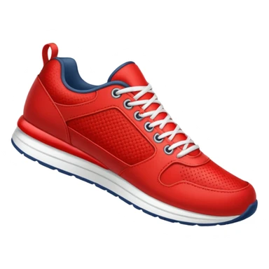 red sport shoe sticker