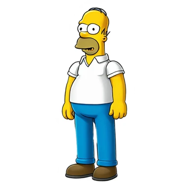 Homer simpsons sticker