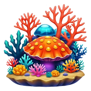 Coral Reef Treasure sticker