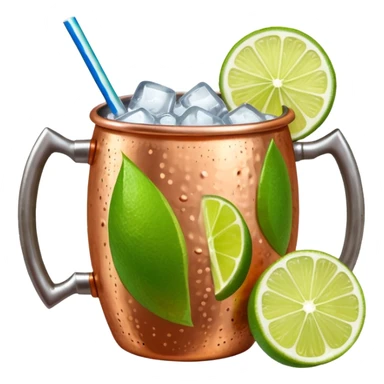 Moscow mule cocktail sticker