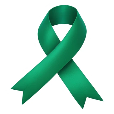 green awareness ribbon sticker