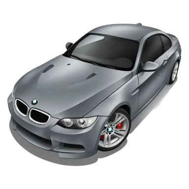 grey bmw e92 sticker