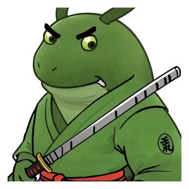Samurai Leader sticker