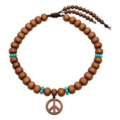 hippie necklace sticker