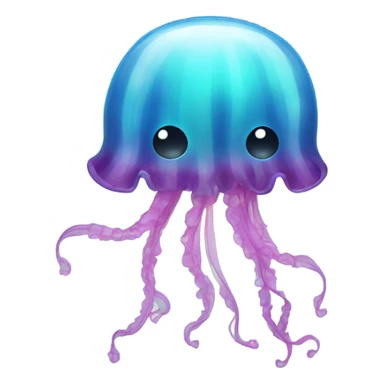 Jellyfish with bow sticker