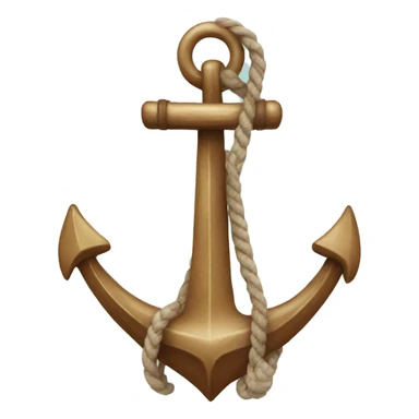 Beautiful anchor sticker