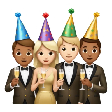 Birthday party sticker