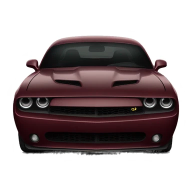 very dark red with black undertone hellcat car sticker