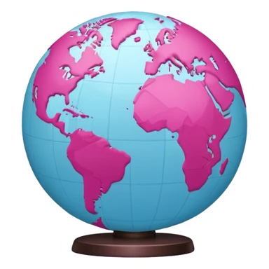 mix light pink dark pink and white girly globe with WWW in big letters under it.
It looks like an internet bar icon. sticker